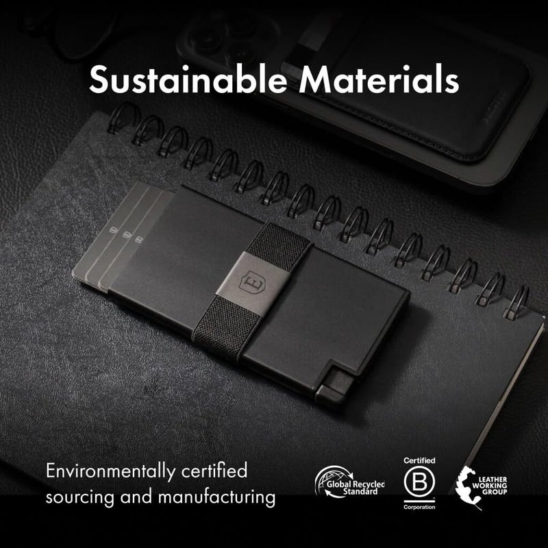 Ekster Ekster Aluminum Cardholder Wallet for Men | Metal Wallets with RFID Blocking Layer | Slim & Minimalist Aluminum Wallet with Push Button for Quick Card Access (Classic Black)  - Image 3