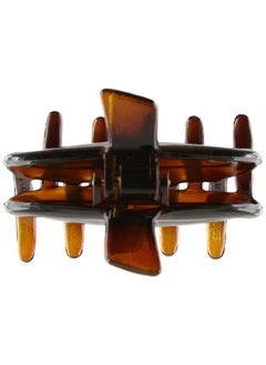 CARAVAN Oval Sewing Button With A Patent Covered Spring Hair Claw Tortoise Shell  - Image 4