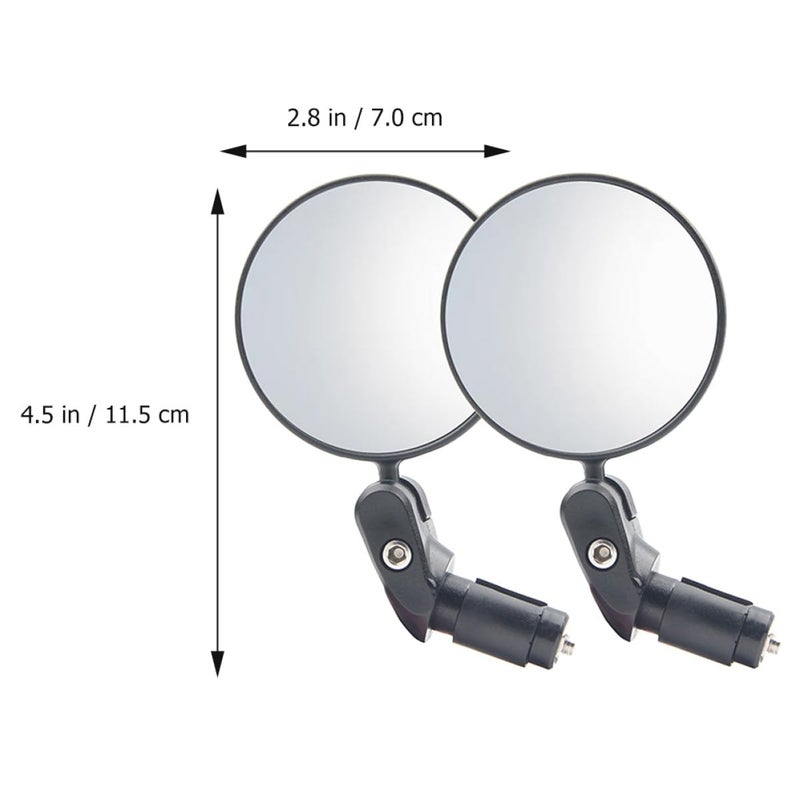 Adjustable 360 Degrees Rotatable Bike Rear View Mirror for Handlebars Mountain Road Cycling Safety - Image 3