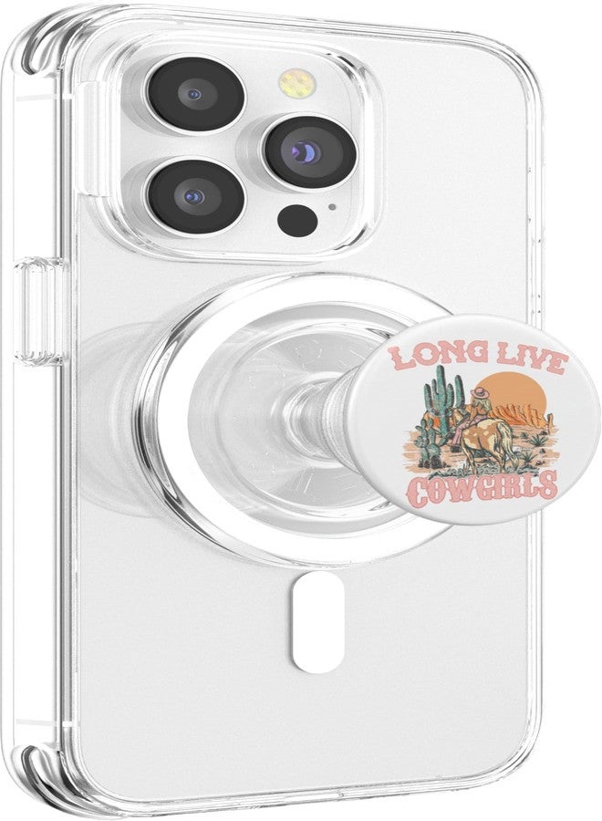 PopSockets Phone Grip with Expanding Kickstand - Cowgirls PopSockets PopGrip for MagSafe - Image 4