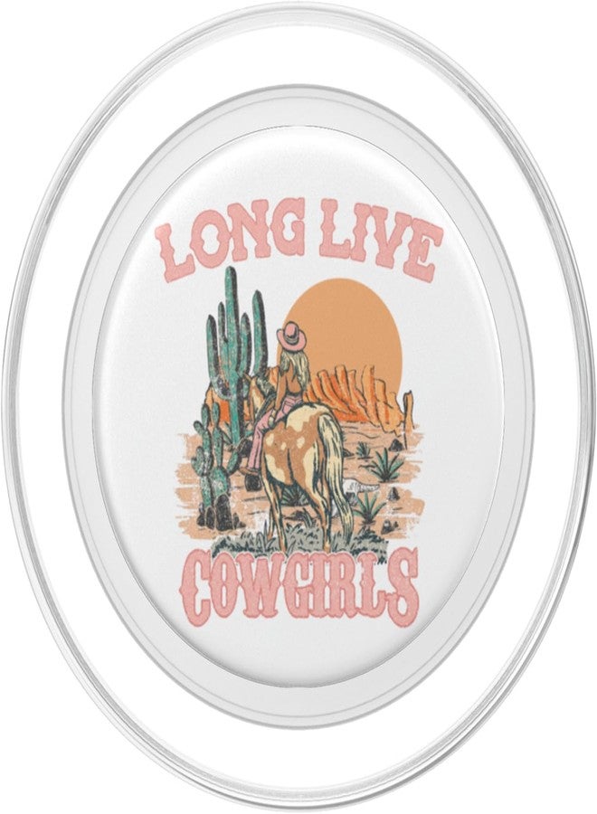 PopSockets Phone Grip with Expanding Kickstand - Cowgirls PopSockets PopGrip for MagSafe - Image 2