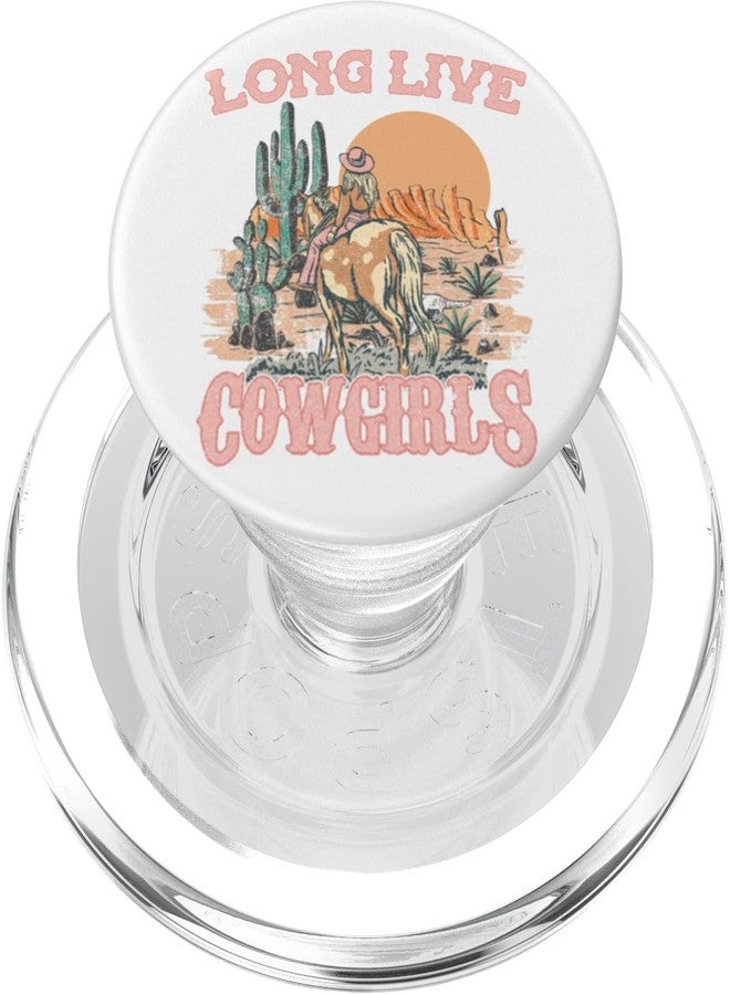 PopSockets Phone Grip with Expanding Kickstand - Cowgirls PopSockets PopGrip for MagSafe - Image 1