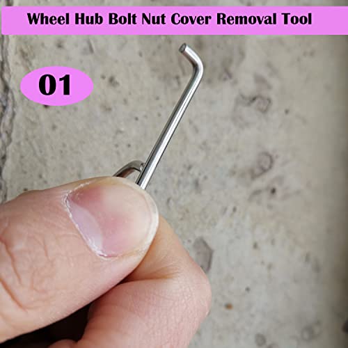 ONTEN Car Wheel Hub Bolt Nut Cover Removal Tool Set, Nut Caps Lug Puller [3 of Each, 9 in Total] - Image 2