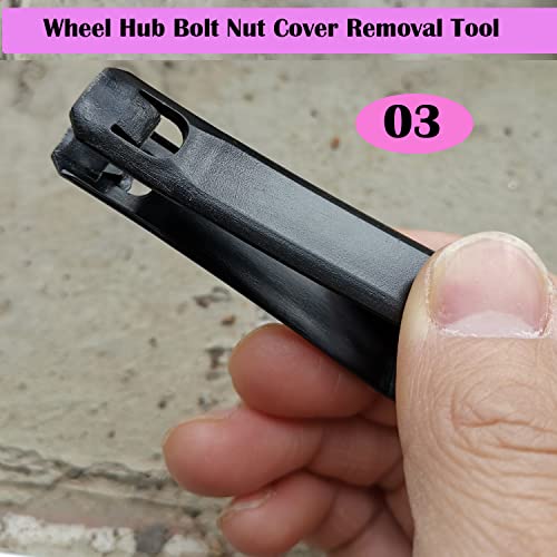 ONTEN Car Wheel Hub Bolt Nut Cover Removal Tool Set, Nut Caps Lug Puller [3 of Each, 9 in Total] - Image 4