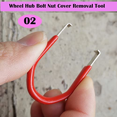 ONTEN Car Wheel Hub Bolt Nut Cover Removal Tool Set, Nut Caps Lug Puller [3 of Each, 9 in Total] - Image 3