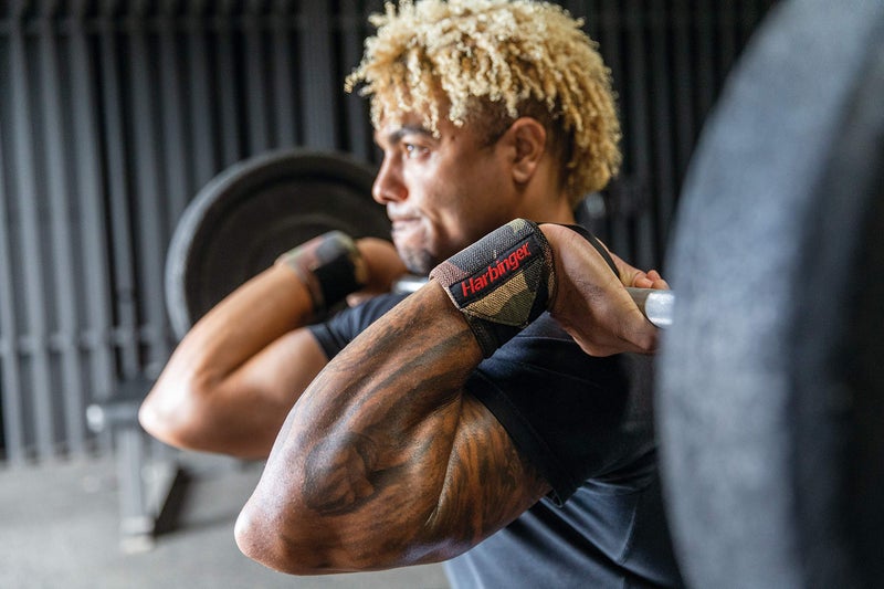 Harbinger Red Line 18-Inch Weightlifting Wrist Wraps for Men and Women (Pair) - Image 4