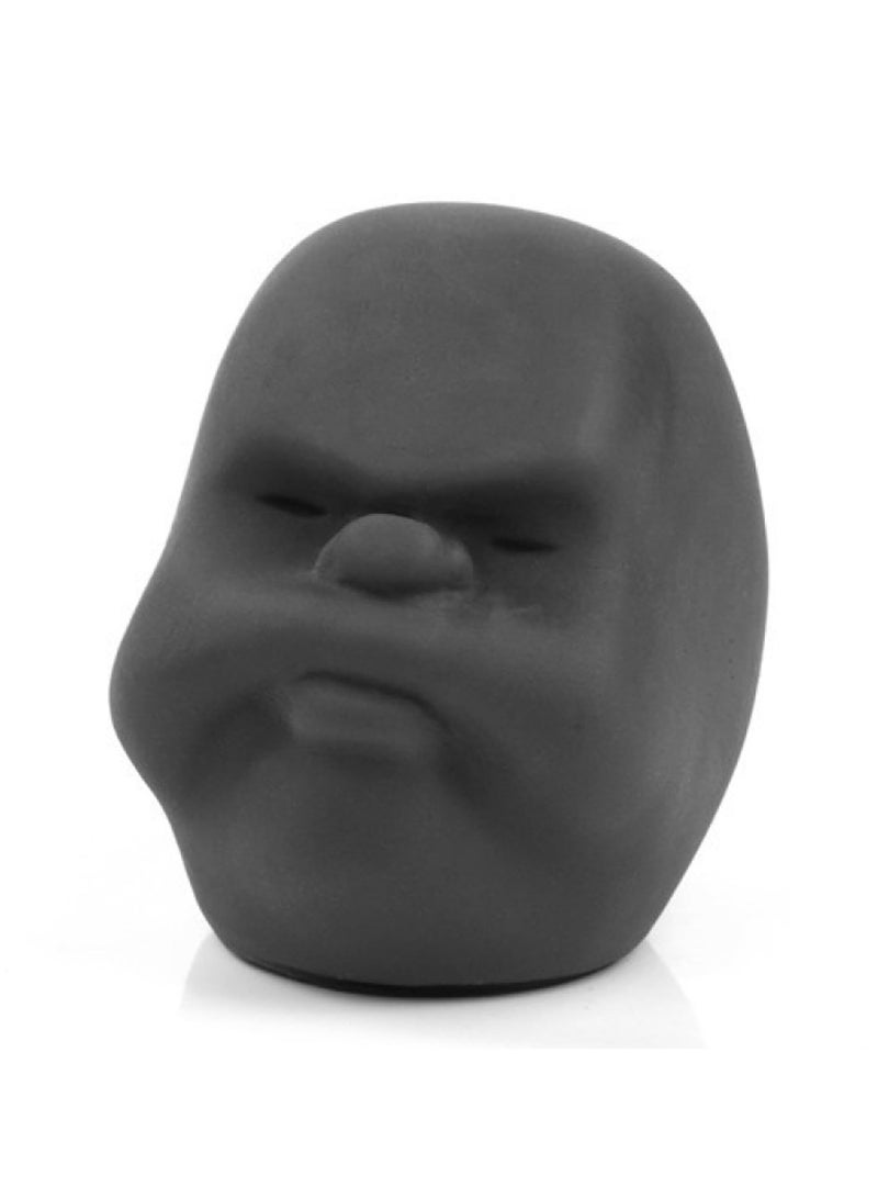 CMGTYYD. كرات انفعالية مضحكة ذات وجه بشري مضحك، لعبة ضغط، ألعاب تململ لتخفيف الضغط العصبي كرات الضغط العصبي للأطفال والكبار، ألعاب حسية وألعاب مبتكرة لتخفيف الضغط العصبي (أسود) - Image 1