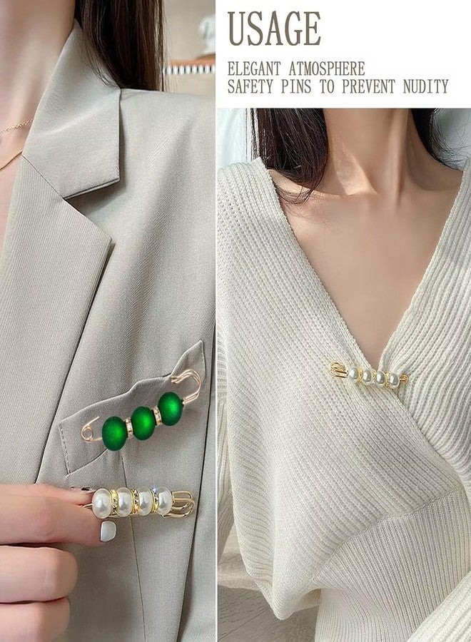 Ahamo 24-Piece Saree Brooch Set - Elegant Anti-Exposure Safety Pins for Women | Hair & Dress Brooch Jewelry for Saree, Dupatta, Hijab, and Blouse - Image 3