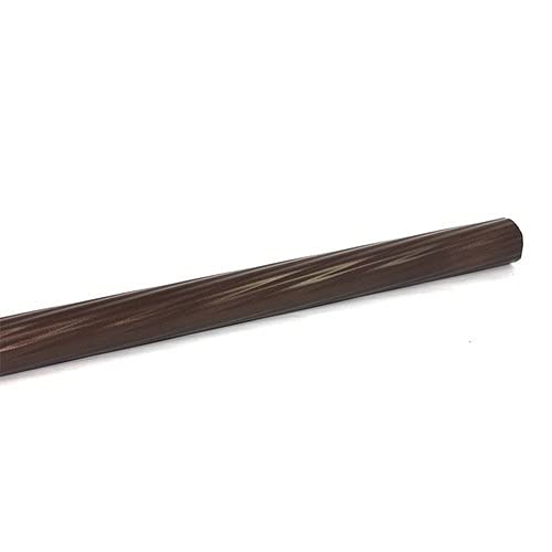 RAB Curtain Pipe Spiral MS, for Home, Door, Windows, (PC SPIRAL, Brown, Pipe, 25 mm Diameter) (6 FT) - Image 1