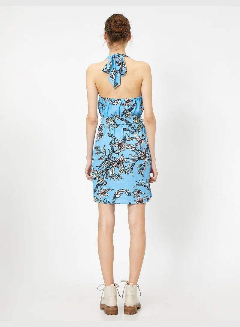 KOTON Floral Halter Dress