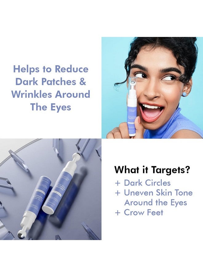 CONSCIOUS CHEMIST Retinol Peptide Under Eye Cream With Soothing Massage Roller | Under Eye Roll On For Dark Circles Fine Lines & Puffy Eyes | For Women & Men | 15 Ml - Image 5