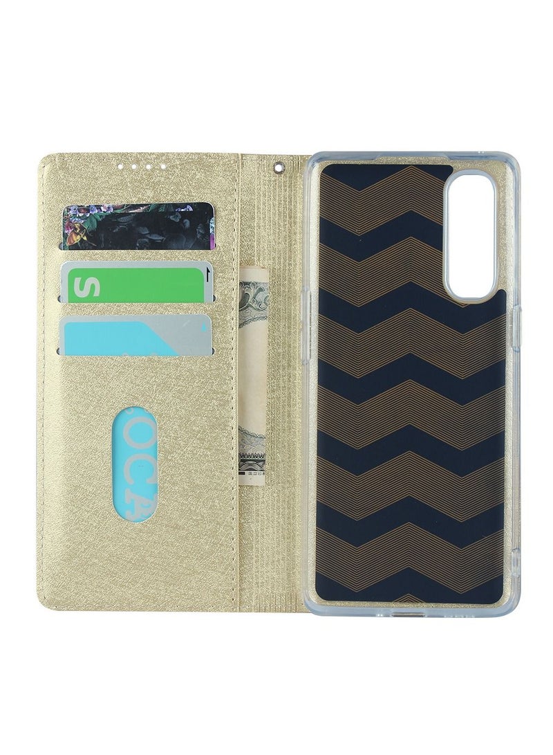 Suteni Flip Cover Card Slots Leather Phone Case for Oppo  - Image 2
