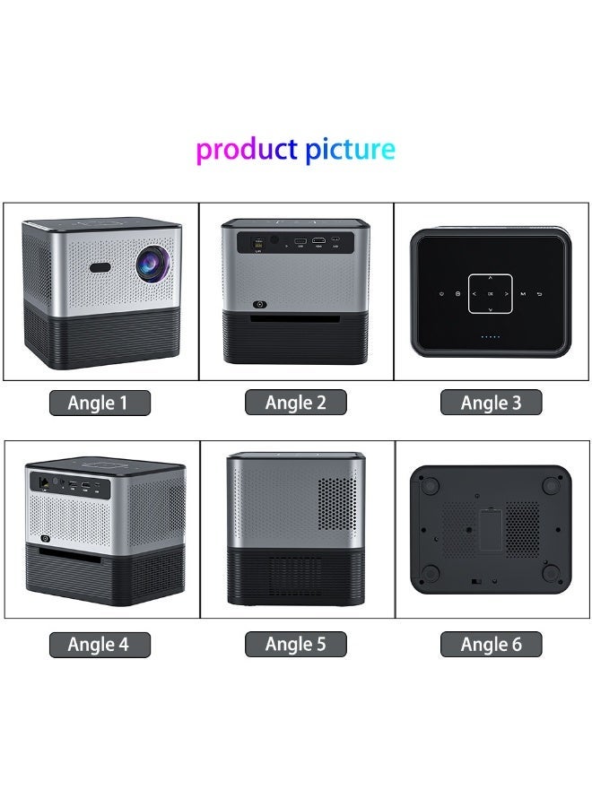Xnano Classic Projector X3 Max Smart Portable Projector HD 4K / Screen Mirroring / Electric Focus + 4-Point Keystone Correction / Unique Speaker Cavity / Two-Way Bluetooth Connection / Multiple Compatible lnterfaces Home Theater, Playing Games, Outdoor Cinema, Conference Presentation - Image 3