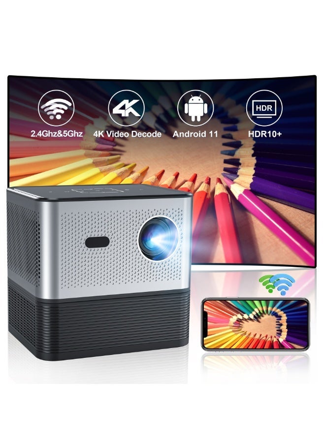 Xnano Classic Projector X3 Max Smart Portable Projector HD 4K / Screen Mirroring / Electric Focus + 4-Point Keystone Correction / Unique Speaker Cavity / Two-Way Bluetooth Connection / Multiple Compatible lnterfaces Home Theater, Playing Games, Outdoor Cinema, Conference Presentation - Image 5
