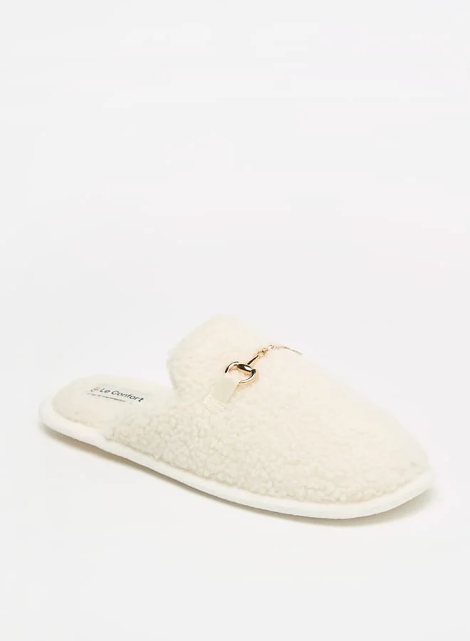 Le Confort Metal Accent Bedroom Slippers