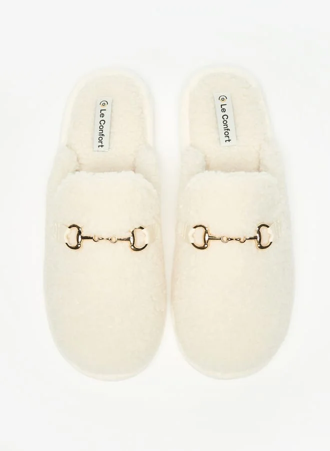 Le Confort Metal Accent Bedroom Slippers