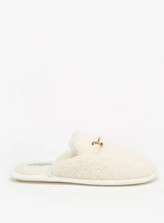 Le Confort Metal Accent Bedroom Slippers