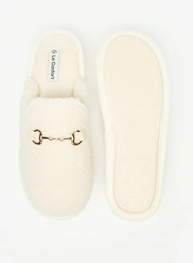 Le Confort Metal Accent Bedroom Slippers