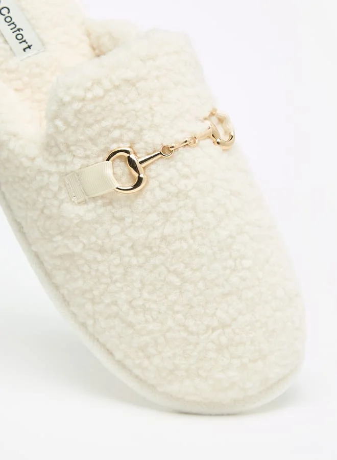 Le Confort Metal Accent Bedroom Slippers