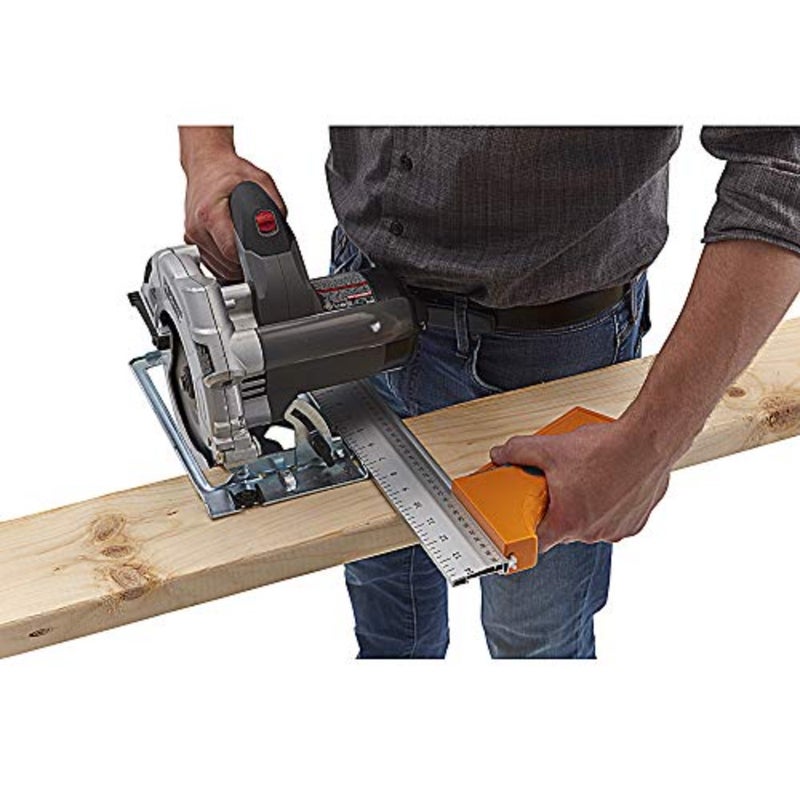 530416 Quickcut Circular Saw Guide With Rail and Angle Assist, All-In-One Woodworking Tool, Strong Aluminum 16 Inches Long, With A 14-Inch 35.5Cm Guide Rail - Image 1