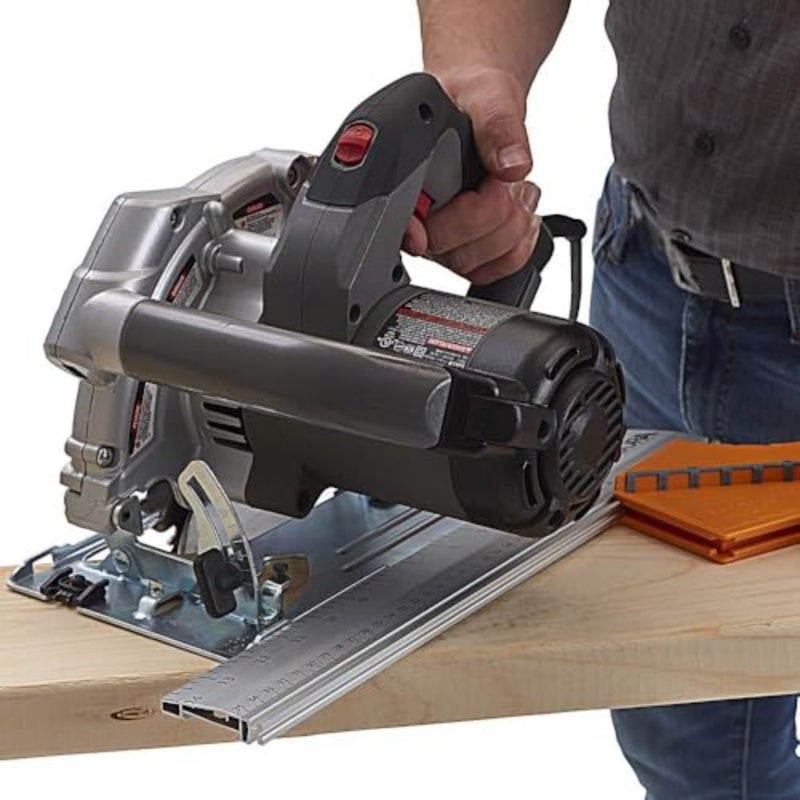 530416 Quickcut Circular Saw Guide With Rail and Angle Assist, All-In-One Woodworking Tool, Strong Aluminum 16 Inches Long, With A 14-Inch 35.5Cm Guide Rail - Image 4
