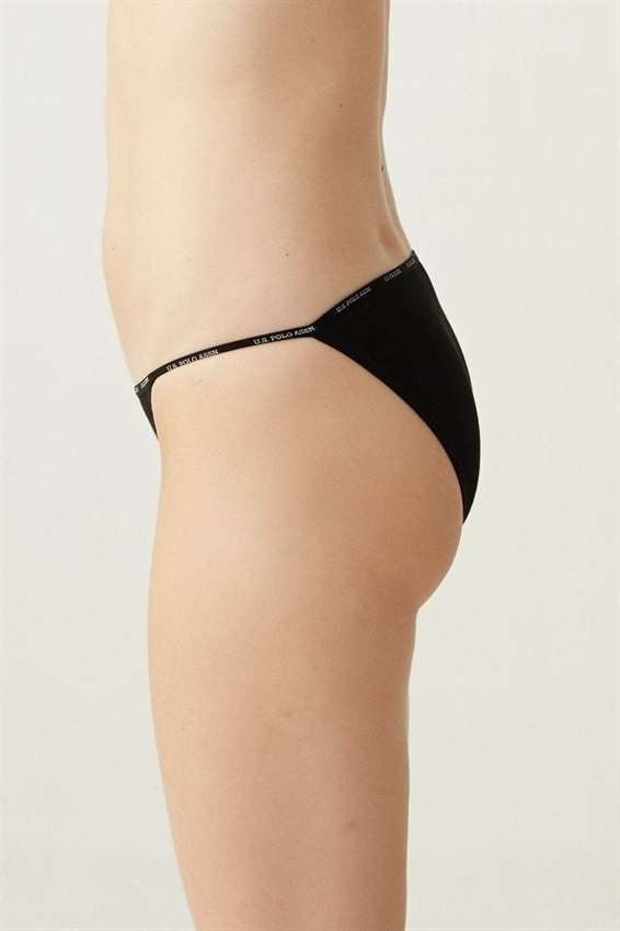 U.S. Polo Assn. BASE. Polo Assn. Women's Multicolored 5 Pack High Waist Slip 67002 - Image 5