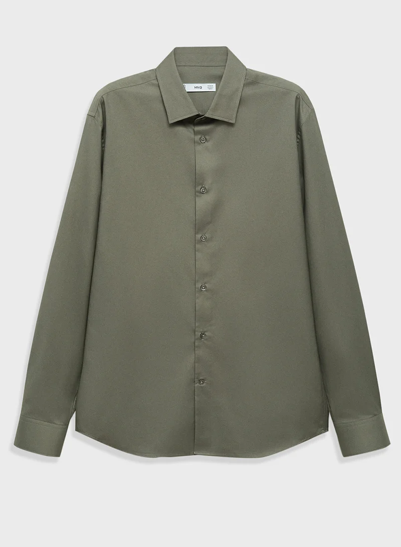Mango Man Veiram Regular Fit Button Down Shirt