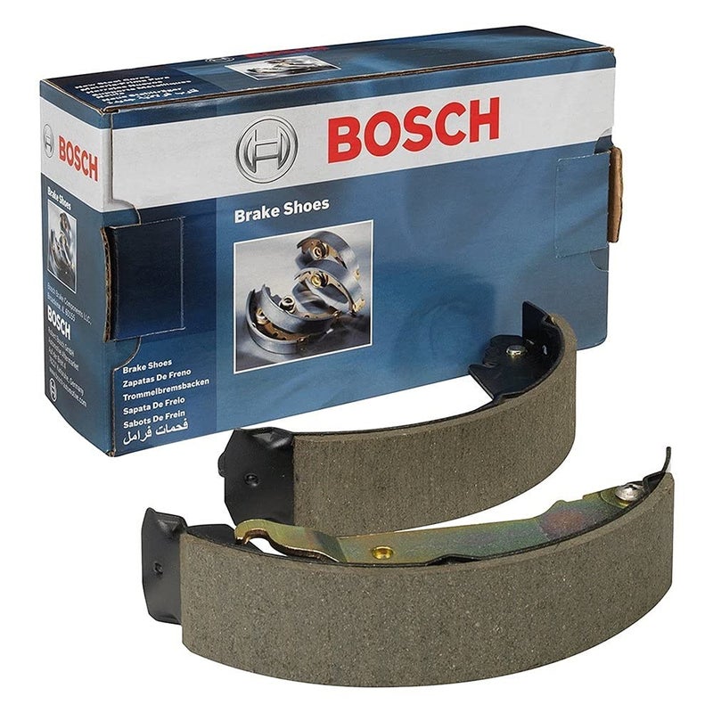 BOSCH BS462R Blue Drum Brake Shoe Set Compatible with Select Buick Cadillac Checker GMC Jeep Oldsmobile Pontiac REAR Riveted - Image 2
