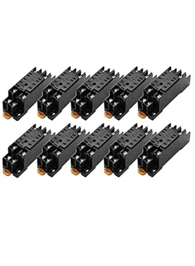 10Pcs Mini Relay Socket Base PYF08A For H3Y 2 Timer Relay MY2NJ - Image 1
