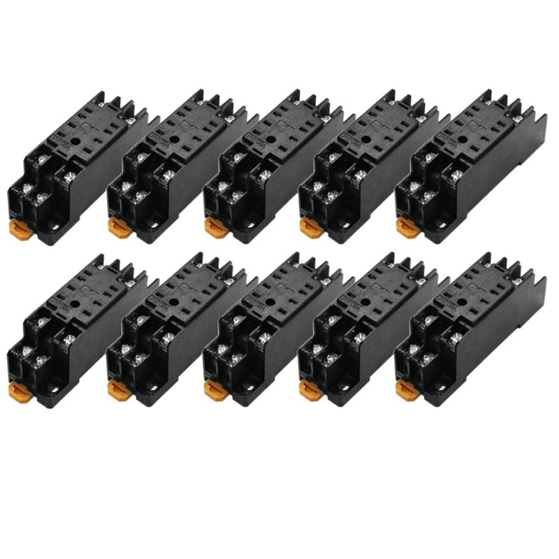 10Pcs Mini Relay Socket Base PYF08A For H3Y 2 Timer Relay MY2NJ - Image 2