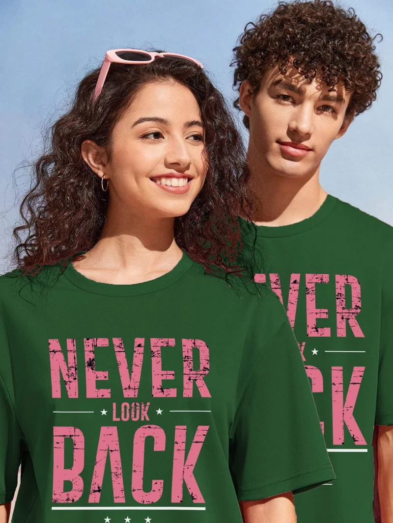 دوغ فش Couple Lover Combination Oversize Neverlook Design Printed T-Shirt 2-Pack