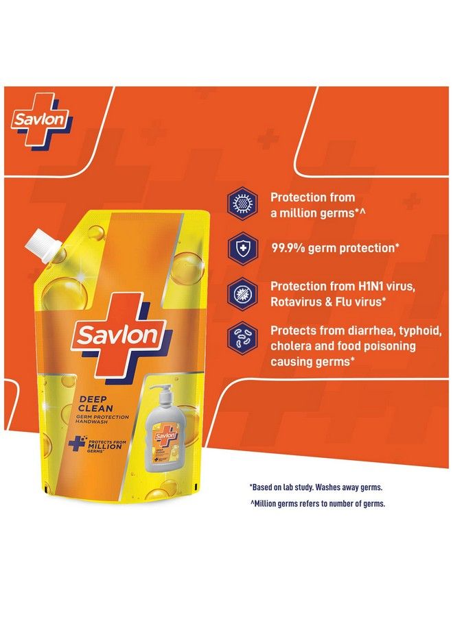 Savlon Deep Clean Germ Protection Liquid Handwash Refill Pouch 725Ml - Image 3