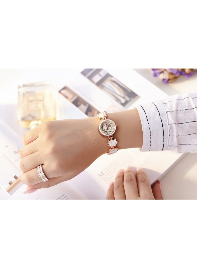 KUYING Fashionable And Cute Children's Bracelet Steel Strap Watch - Image 2