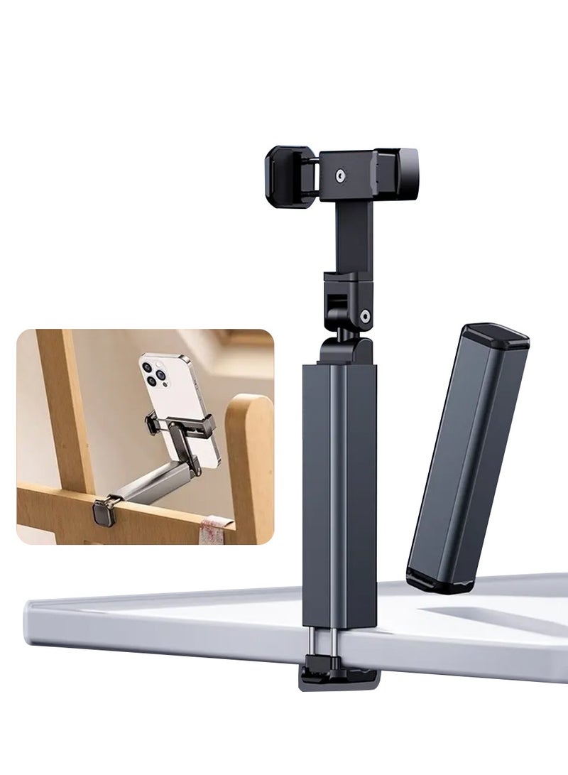 Clip-On Phone Holder 360° Rotatable, Portable Universal Phone Stand for Desk, Tables  - Image 1