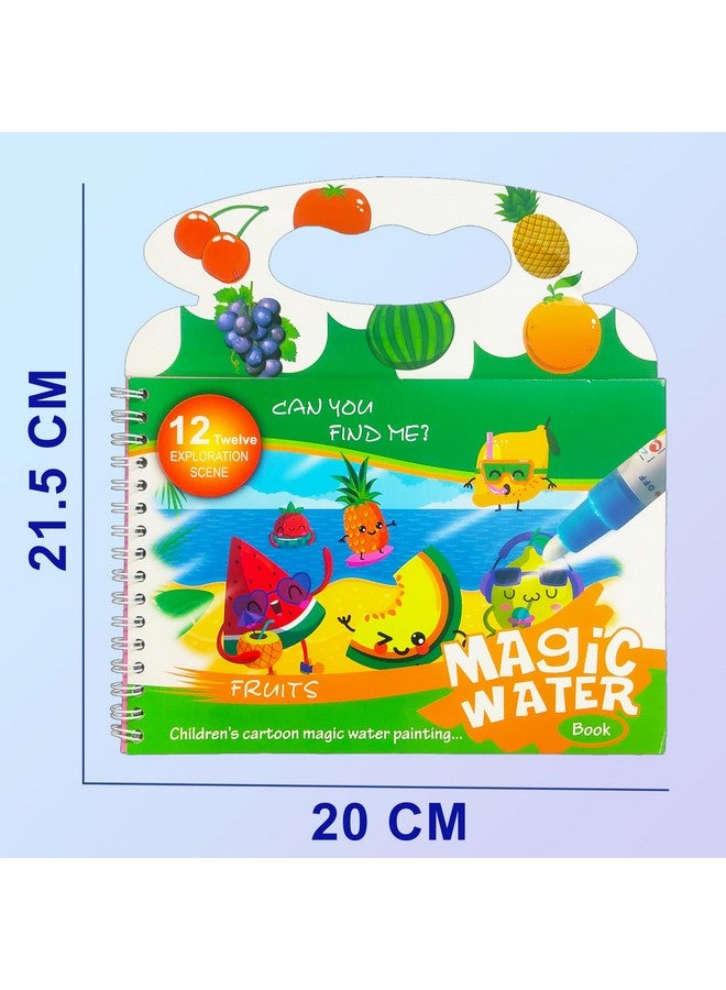 VGRASSP Pack of 6 Magic Water Coloring Book Toy for Kids - Reusable Quick Dry Doodle Book - Birthday Return Gift for Boys and Girls - Color and Design As Per Stock - Image 3