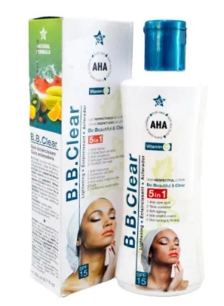 B.B.Clear 5 in1 Lightening Lotion With AHA 200ML