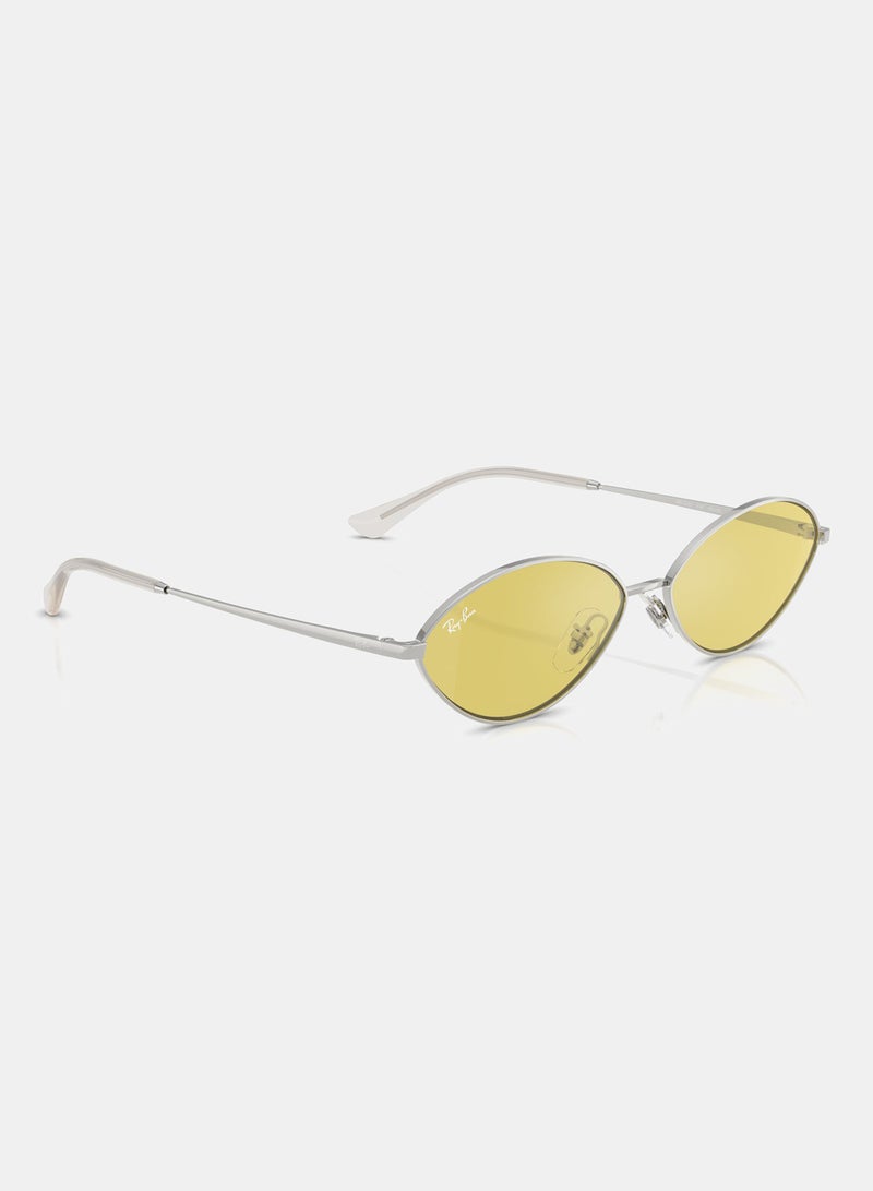 راي بان Unisex Full-rimed Irregular Sunglasses 3757, 59, 003, 6D - Image 3