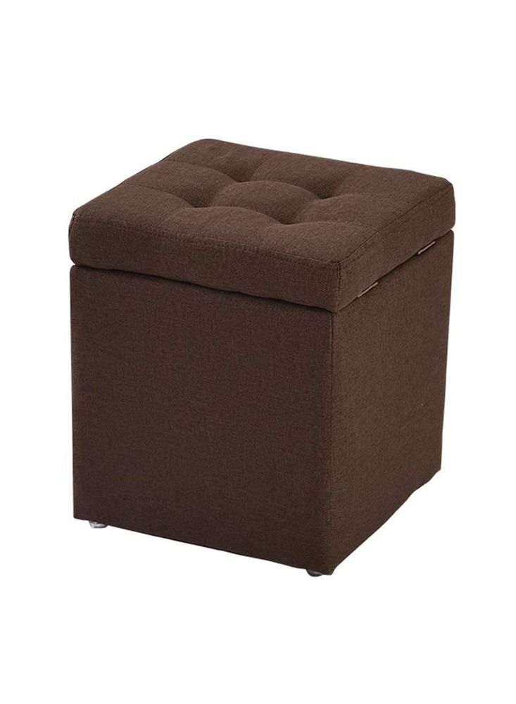 FFD Ottoman Storage Stool Foldable Ottoman Foot Rest Seat Square Ottoman Stool Toy Box Coffee Table Shoe Change Bench Seat For Living room Bedroom Bench - Image 1