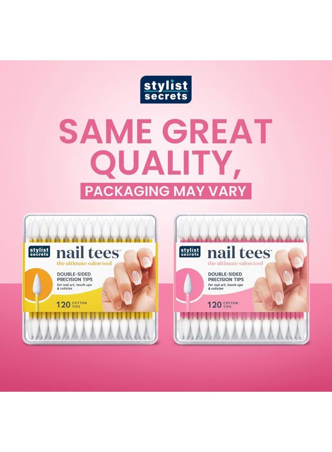 Fran Wilson Nail Tees Cotton Tips 120 Count (2 Pack) - Image 2
