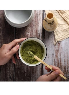 Arabest 4 Piece Matcha Set, Traditional Tea Set with Ceramic Bowl, Scoop, Prong Bamboo Matcha Whisk and Holder  - Image 3