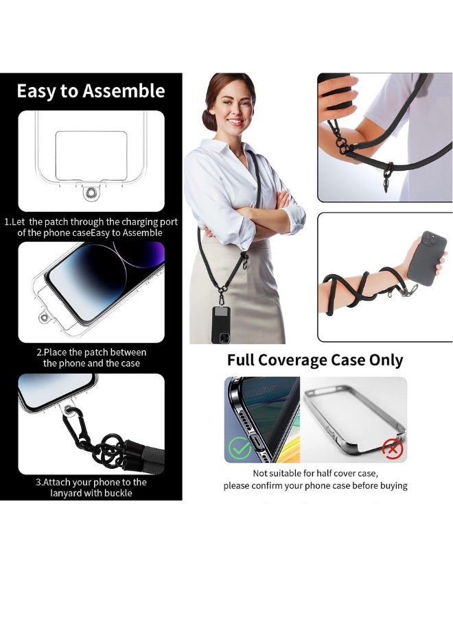 Adjustable Multi-purpose Mobile phone lanyard,Mobile Phone Strap, Suitable for Cross-body, Neck-hanging,Hand - carrying,Anti-loss, Anti-theft, and Compatible with Various Mobile Phones,Daily Shopping,Essential for Outdoor Sports,Flexible Design,Versatile Use - Image 3