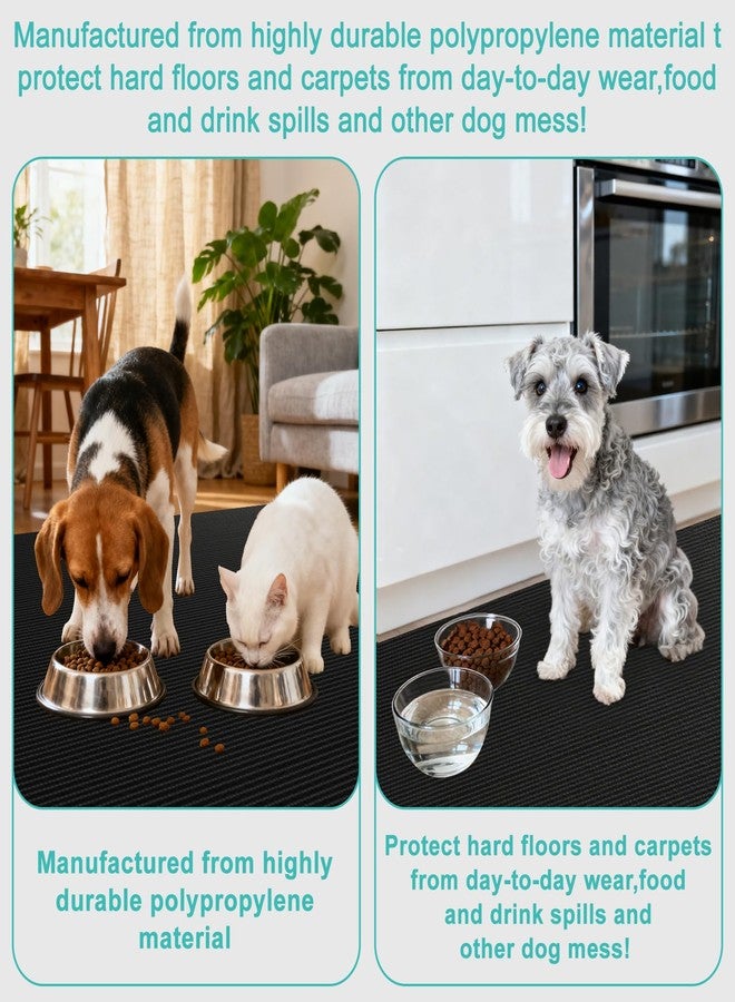 Wiojtry Pet Crate Floor Protection Mat, Mat for Under Dog Crate, 23.6" x 47.2" XL Cut to Fit Design Washable Floor Covering Reusable Waterproof Non Slip Rug Whelping Pad for Pet (X-Large) - Image 4