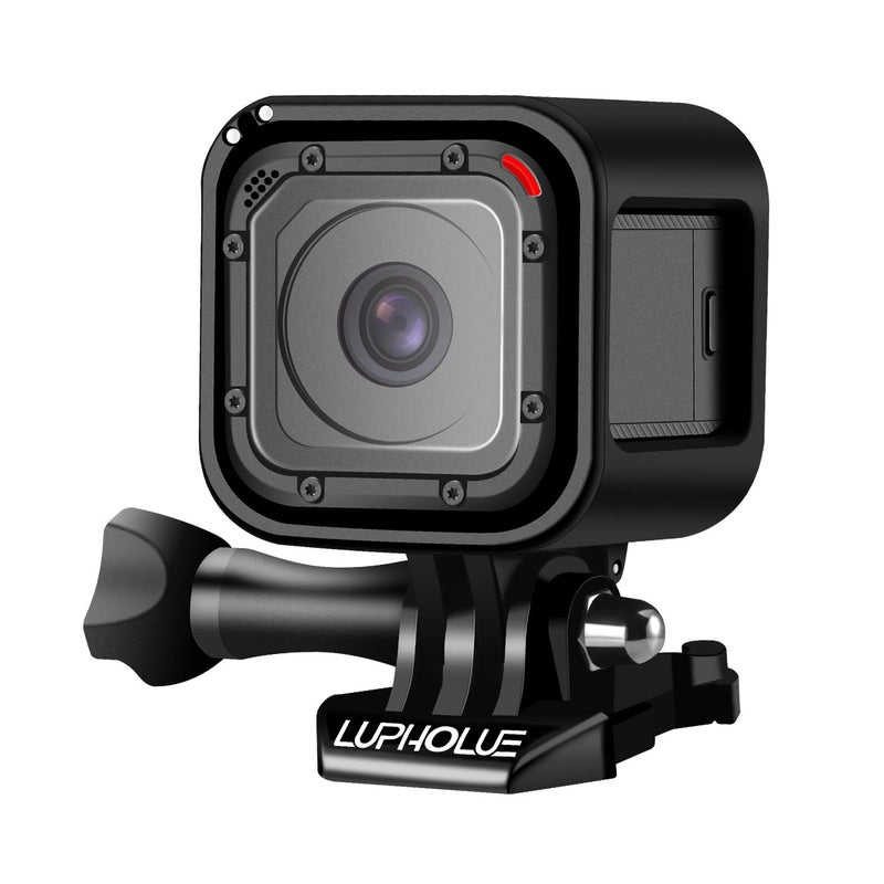 Lupholue Protective Housing Frame Cover Skeleton Case with Buckle & Thumb Screw for GoPro Hero 5/4 Session - Image 1