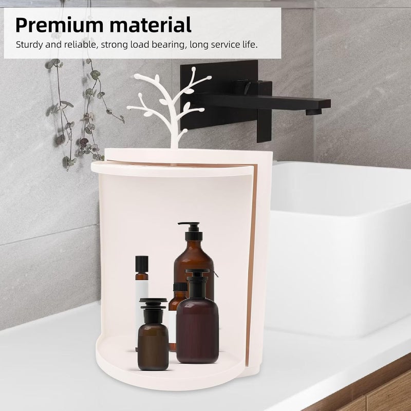Multiple design variants Dioche Bathroom Countertop Corner Storage Cabinet, 360 Rotating Dust Proof Corner Storage Rack for Bathroom Kitchen Cosmetic Affordable trusted craftsmanship Global production standard crafted Modern practical shape Spec compliant trusted quality Easy transit optimized build Connectable modular Freeze crack proof Multi usage Daily universal pick Elegant multi-option build User tested optimized build Daily wear upgraded resistant material Global light sturdy raw material Season change compatible build Easy store & transit build Globally popular universal design Occasional & permanent usable Market demand focused build Global upgraded economical craftsmanship Heat insulation layer Batch uniform stable quality Tiered purchase options Multi-use upgraded craftsmanship All condition resistant crafted quality - Image 4