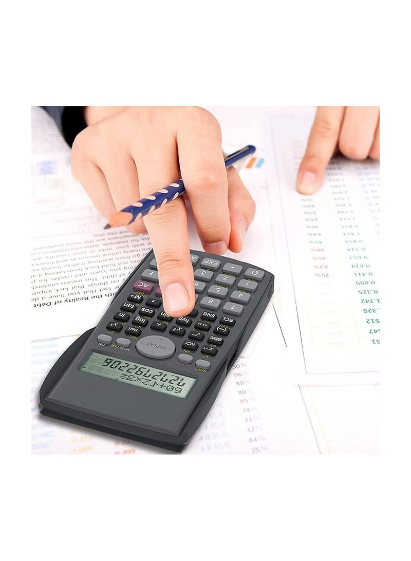 OREVA OR-240 MS 2-Line, 10-digits, 131 functions, Engineering Scientific Calculator, Suitable for School and Business Black - Image 3