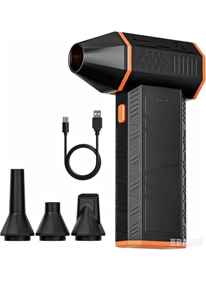 WOLFBOX MF50 منفاخ هواء كهربائي - 110000RPM منفاخ صغير لاسلكي مع شحن سريع و3 سرعات قابلة للتعديل - Image 1
