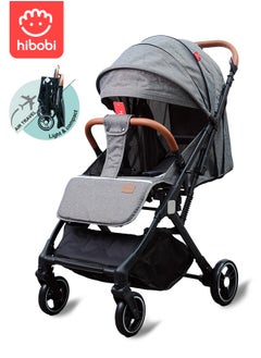hibobi Lightweight Compact Folding Travel Cabin Pushchair Stroller For Baby  - Image 1