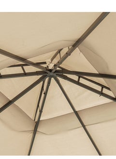 Living Outdoor Patio Gazebo with Polyester Curtains and Netted Screens 300*300cm.  - Image 5