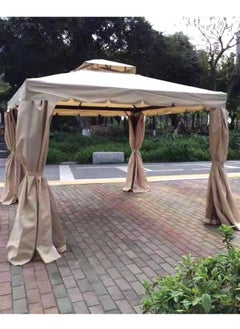 Living Outdoor Patio Gazebo with Polyester Curtains and Netted Screens 300*300cm.  - Image 4