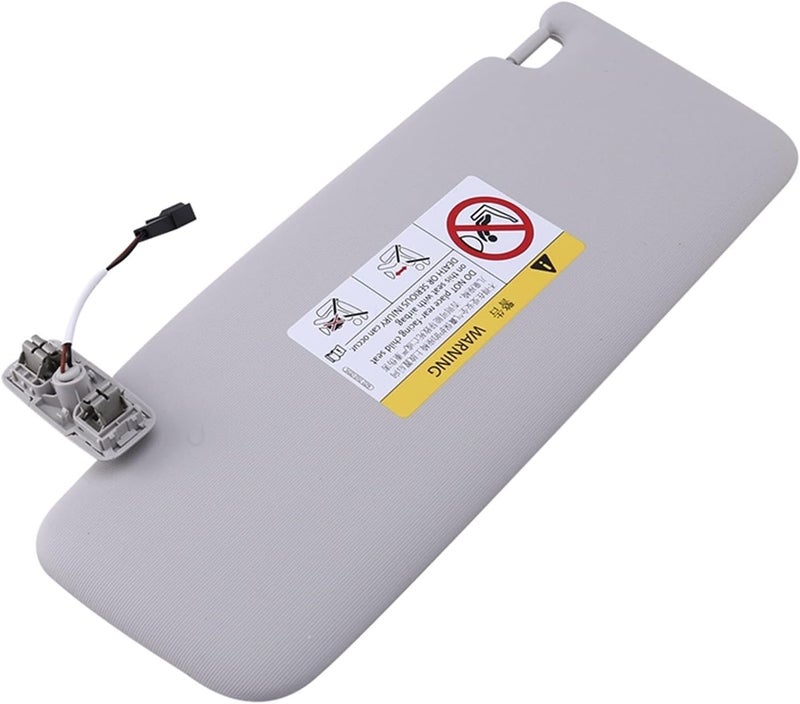 DEMULAX Car Interior Sun Visor Shade with Makeup Mirror - Gray - Image 3